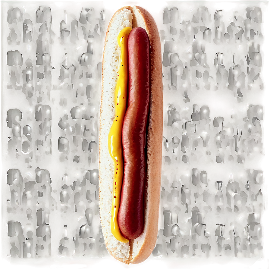 Hot Dog With Mustard Png 05232024 PNG image