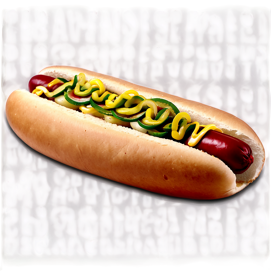 Hot Dog With Onions Png 05232024 PNG image