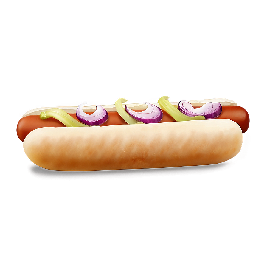 Hot Dog With Onions Png 69 PNG image