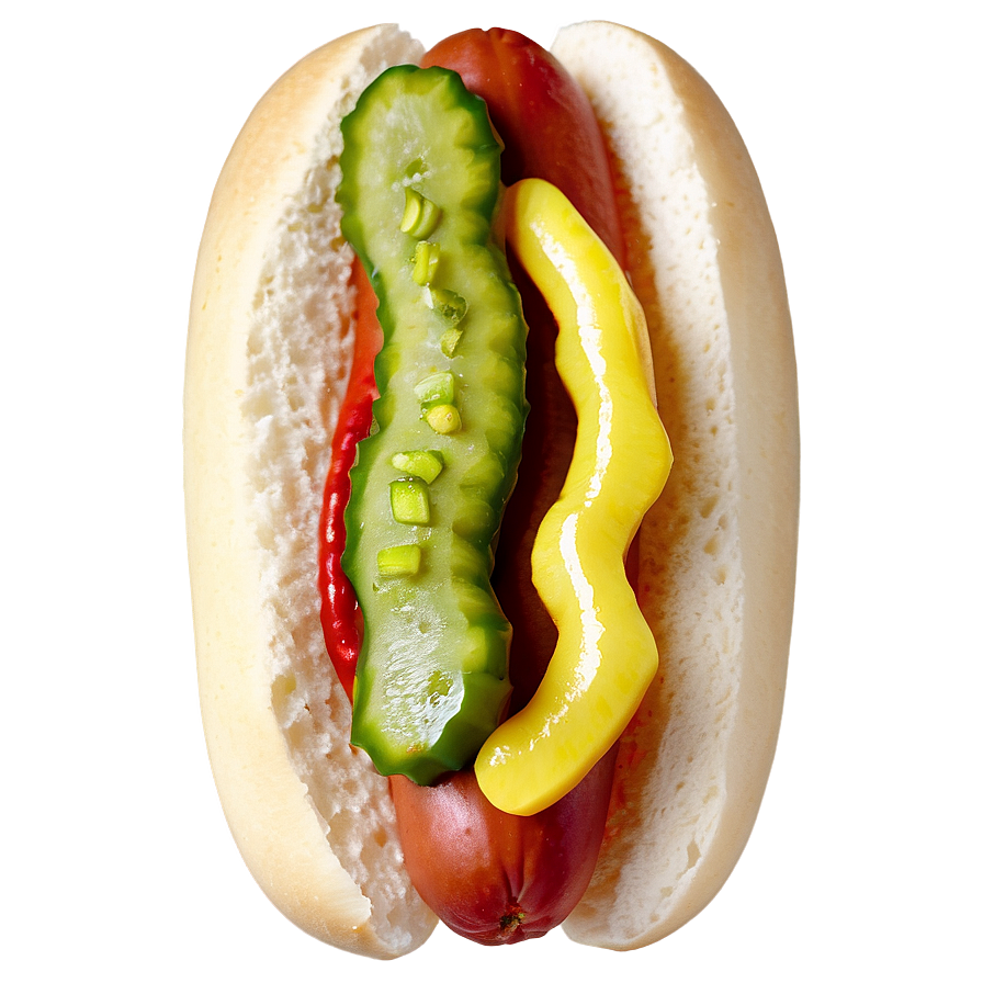 Hot Dog With Pickles Png 12 PNG image