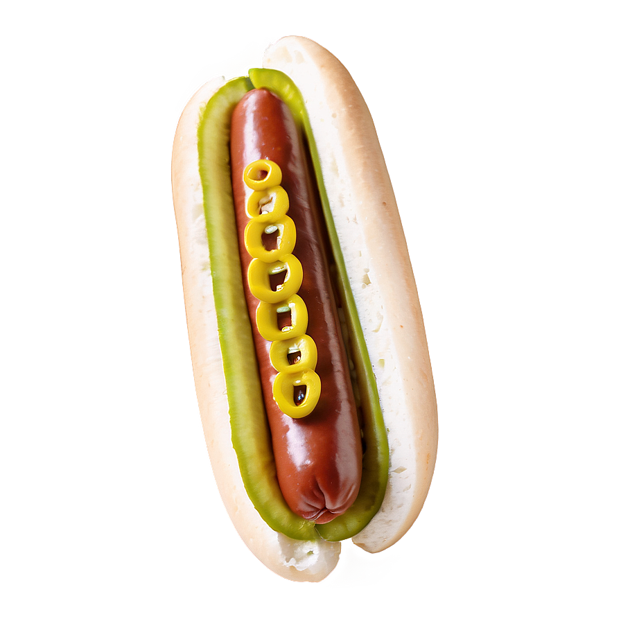 Hot Dog With Pickles Png Hmt PNG image