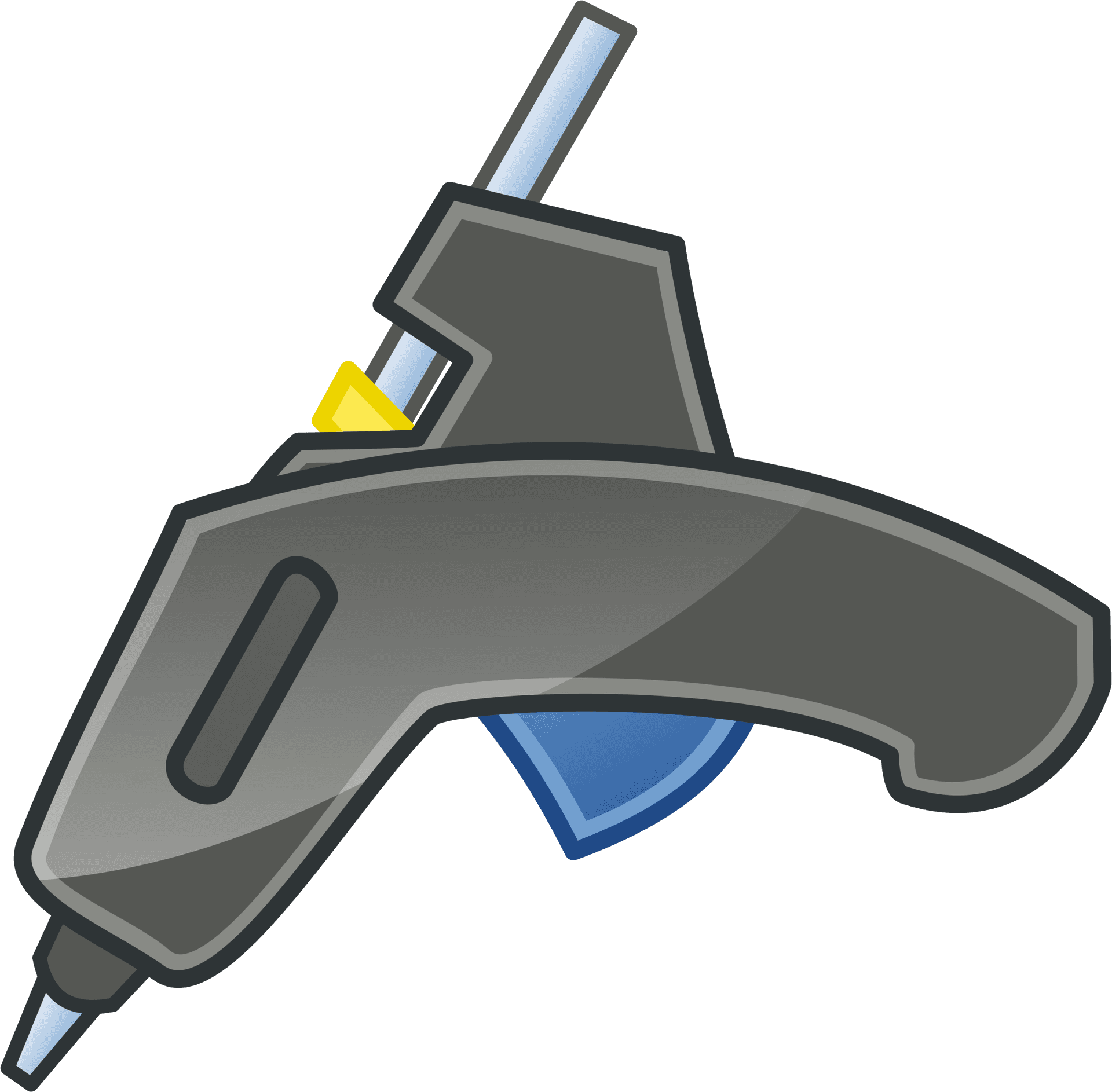 Hot Glue Gun Vector Illustration PNG image