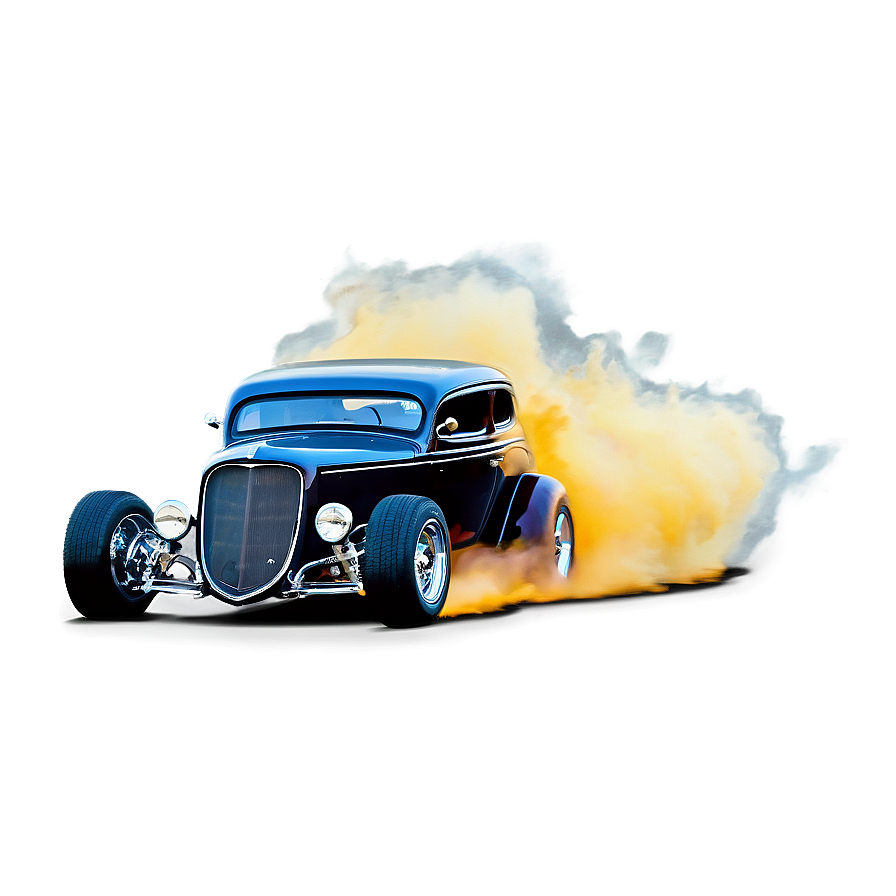 Hot Rod Tire Burnout Png 06252024 PNG image