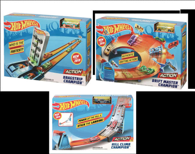 Hot Wheels Action Series Playsets2019 PNG image