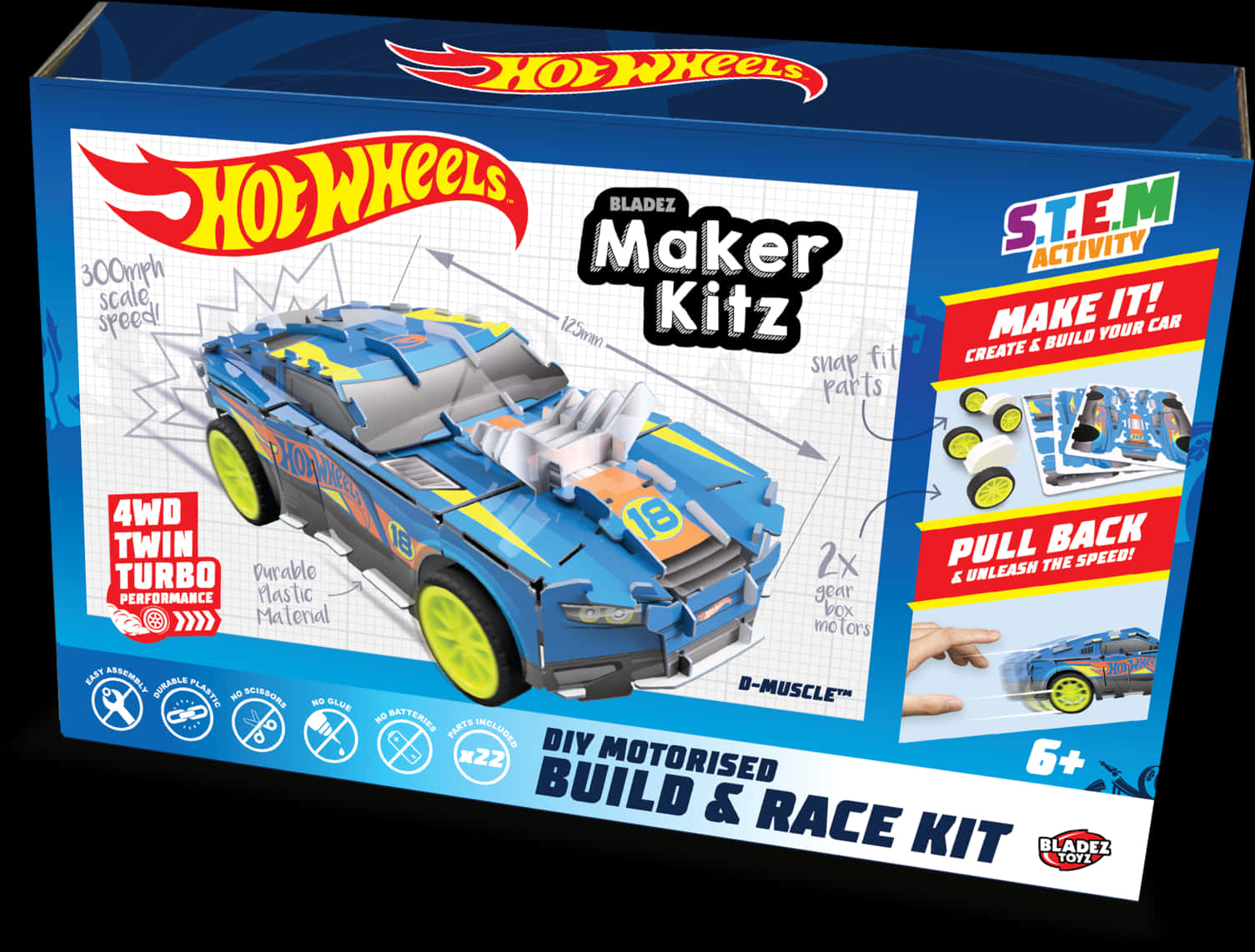 Hot Wheels Maker Kitz S T E M Activity Box PNG image