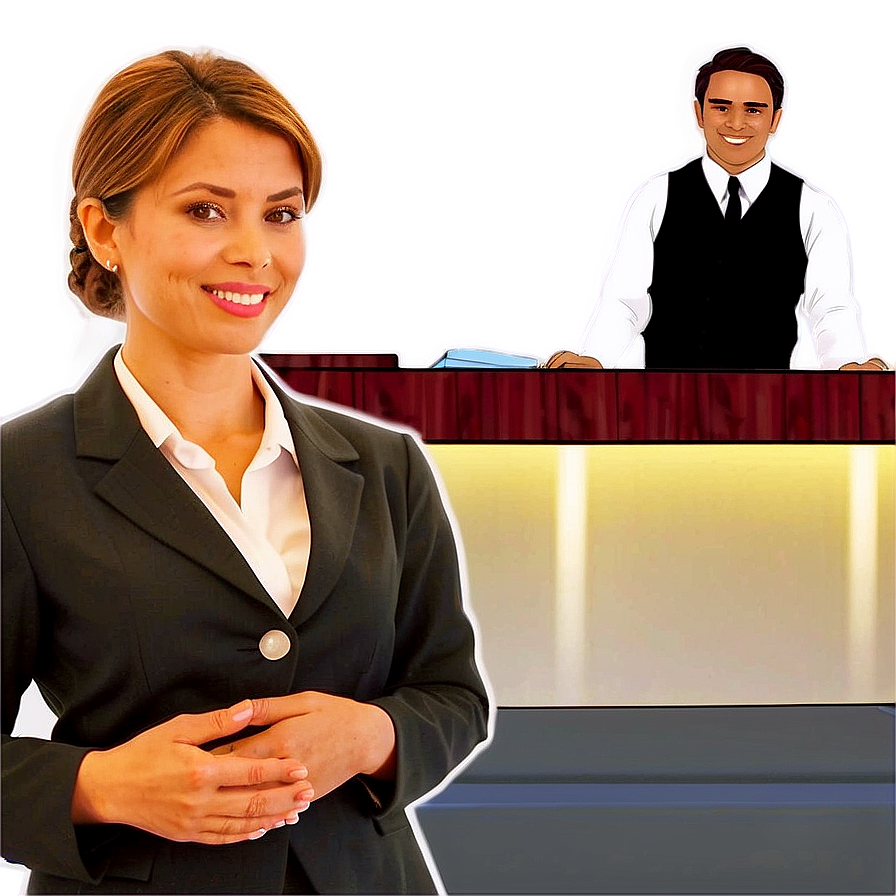 Hotel Receptionist Image Png 31 PNG image