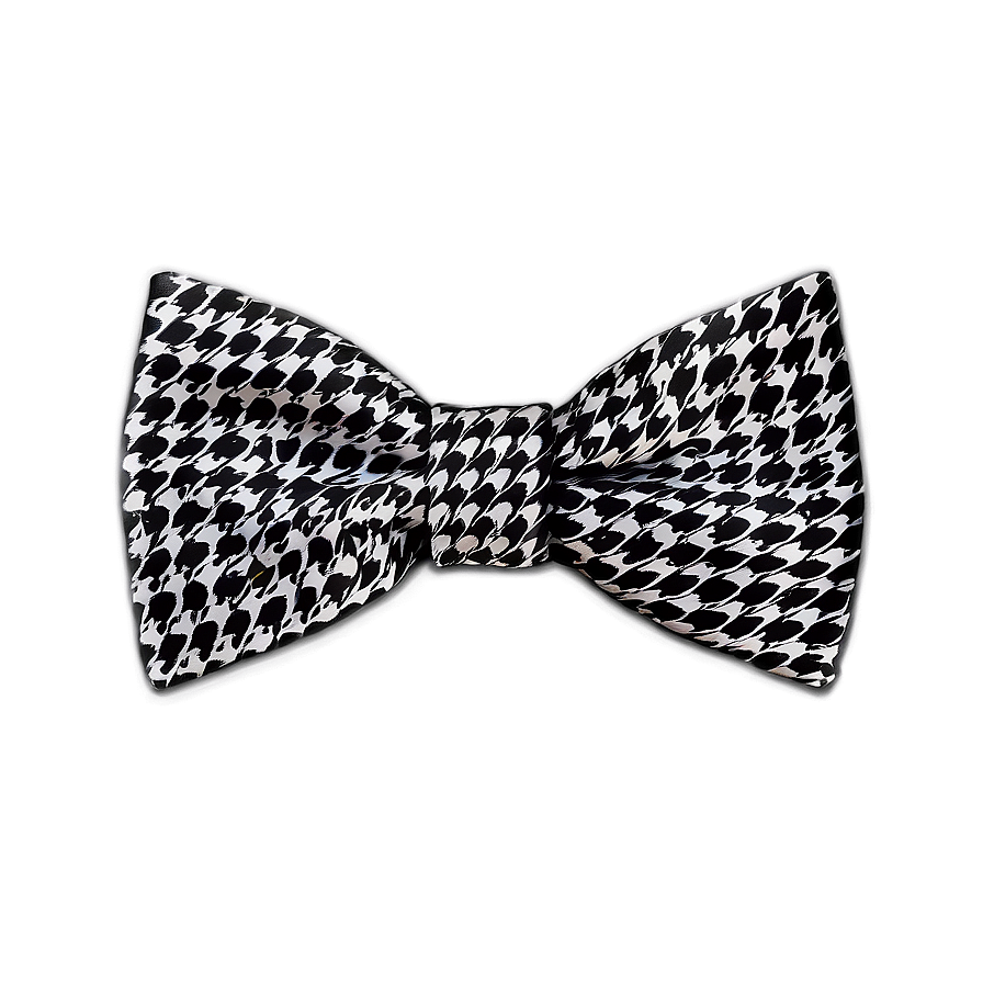 Houndstooth Bow Tie Png Oqc88 PNG image