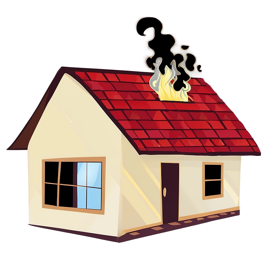 House On Fire Clipart Png Yxg68 PNG image