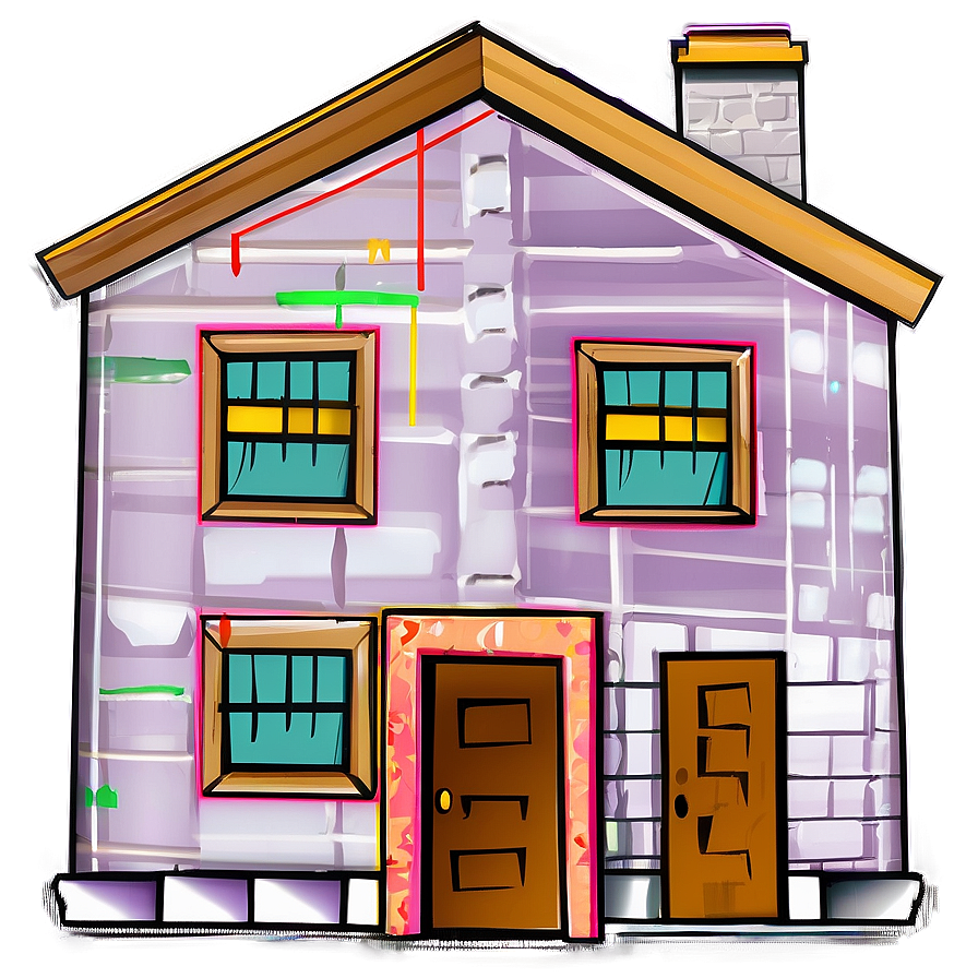 House Outline Clipart Png 66 PNG image