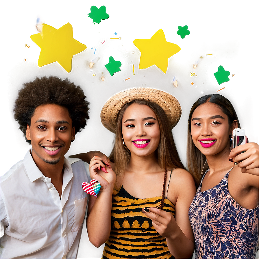 House Party Selfie Booth Png Gha34 PNG image