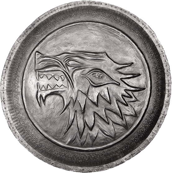 House Stark Sigil Shield Gameof Thrones PNG image