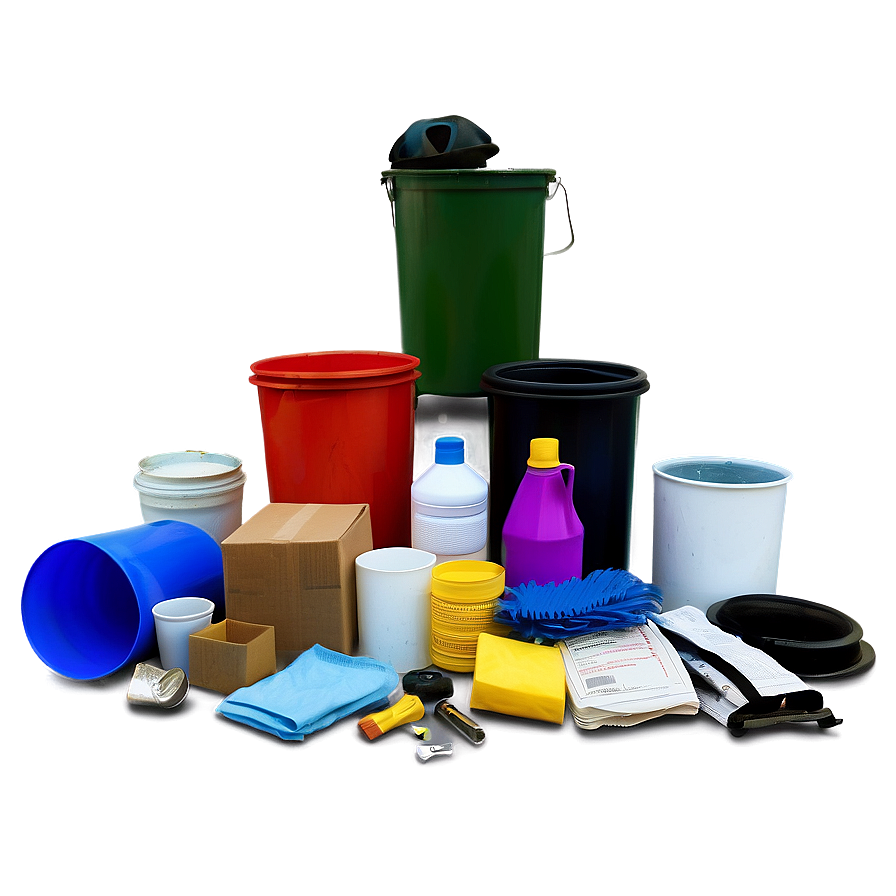 Household Junk Collection Png Ell PNG image