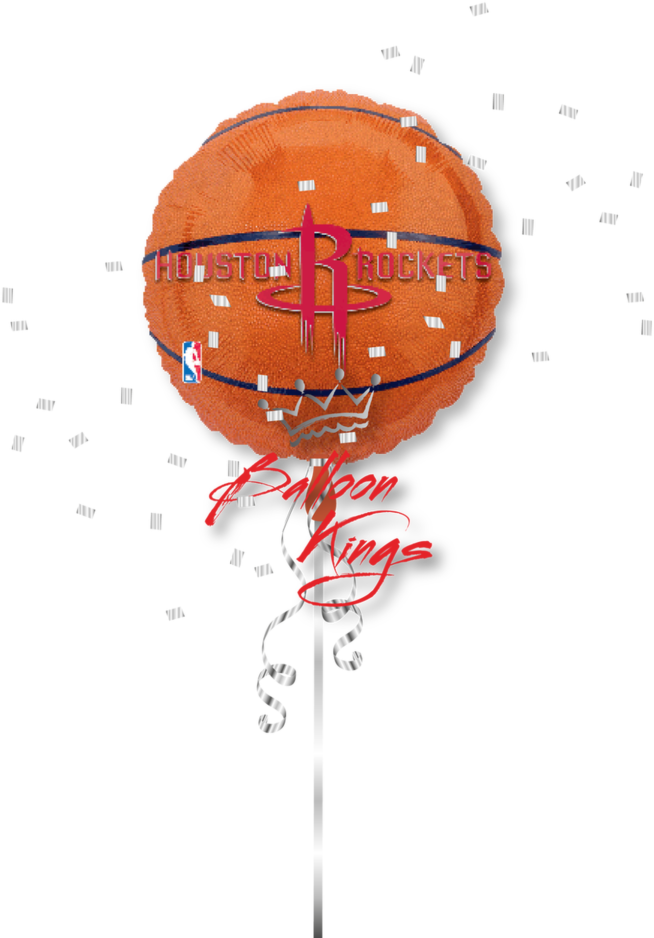 Houston Rockets Balloon Artwork PNG image