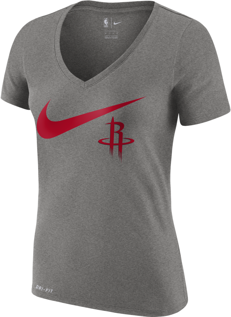 Houston Rockets Nike Dri Fit T Shirt PNG image