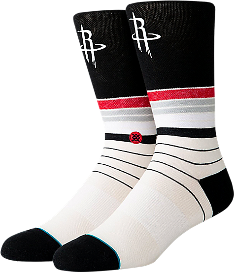Houston Rockets Themed Socks PNG image