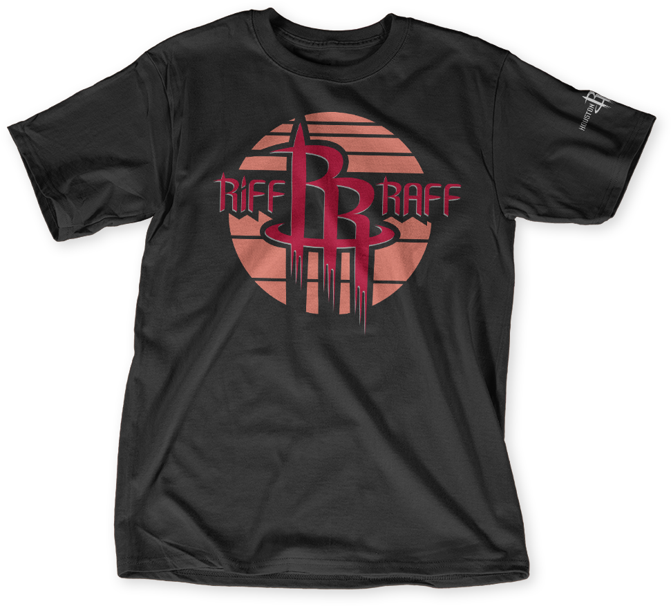 Houston Rockets Themed T Shirt PNG image