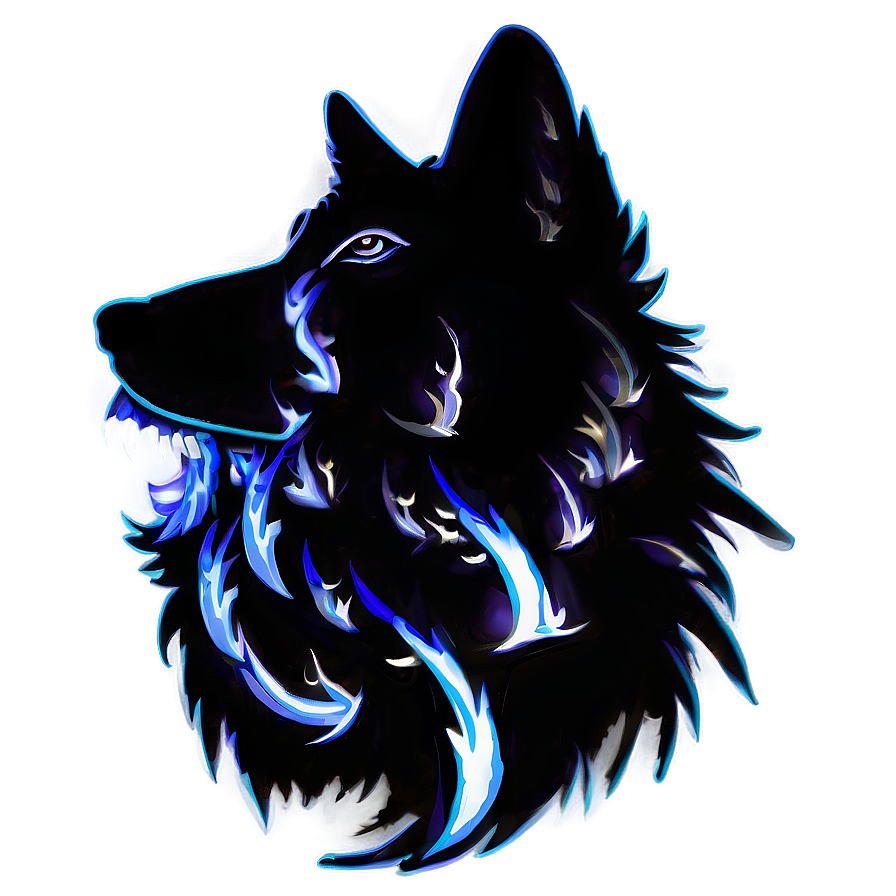 Howling Wolf Face Silhouette Png Xul81 PNG image