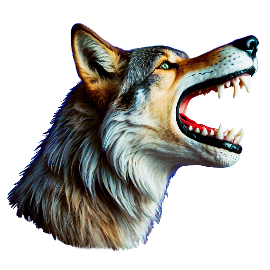 Howling Wolf Head Icon Png Tvh72 PNG image