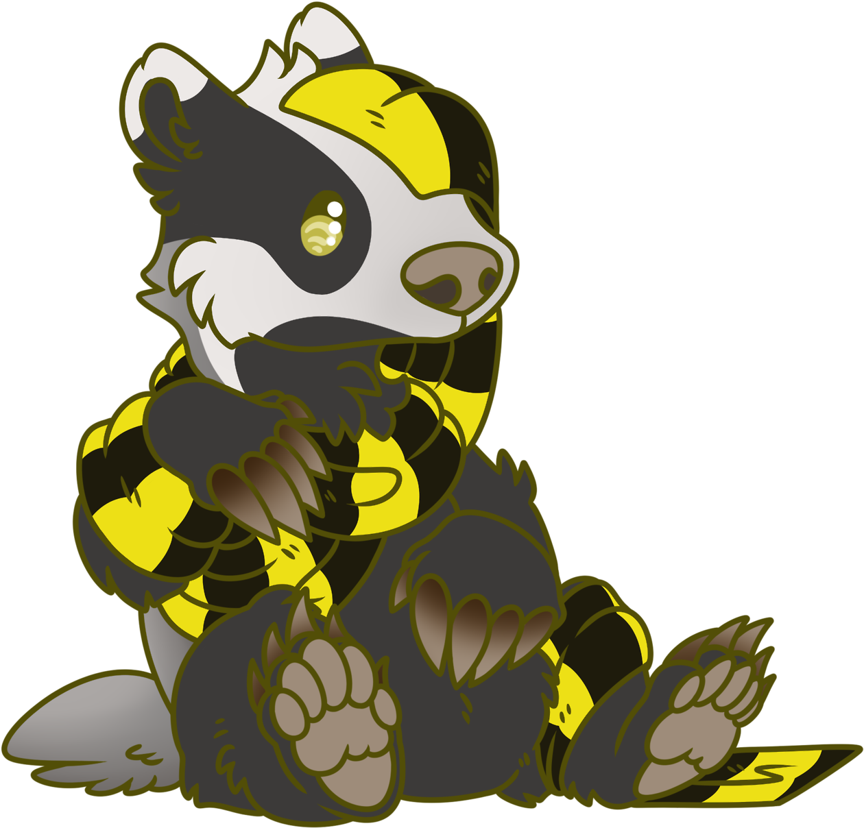 Hufflepuff Badger Mascot PNG image