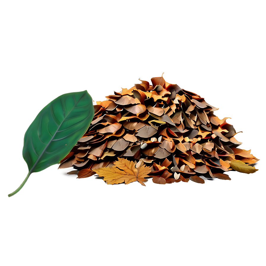 Huge Leaf Pile Png 06202024 PNG image