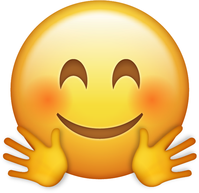 Hugging_ Face_ Emoji_ Happiness PNG image