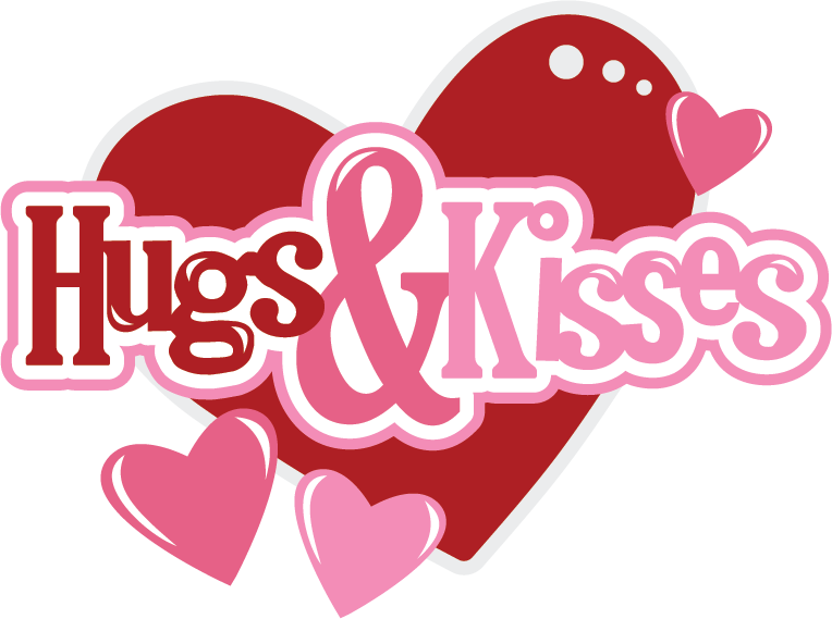 Hugsand Kisses Graphic PNG image
