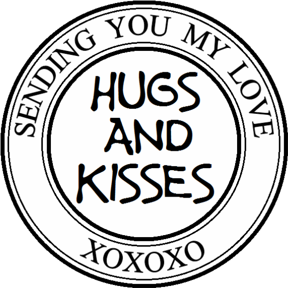 Hugsand Kisses Seal PNG image