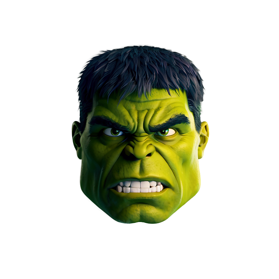 Hulk Face C PNG image