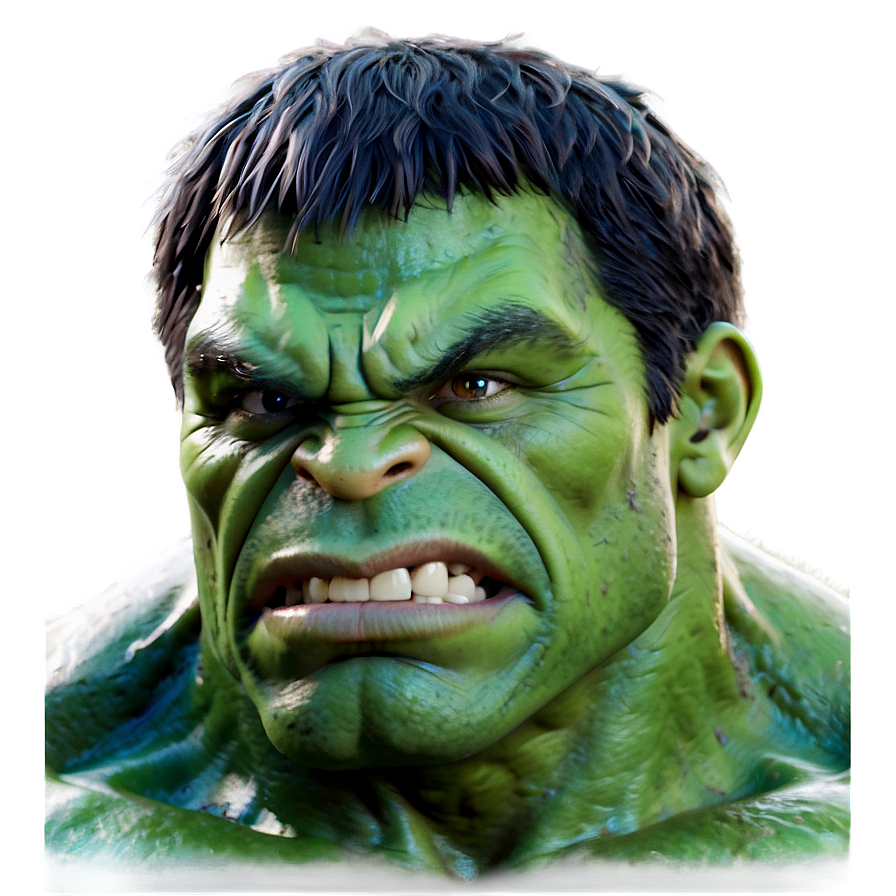 Hulk Face Caricature Png 06272024 PNG image