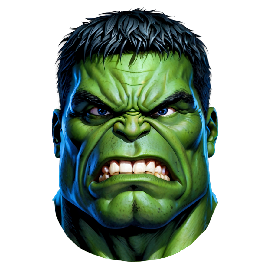 Hulk Face Clipart Png 06272024 PNG image