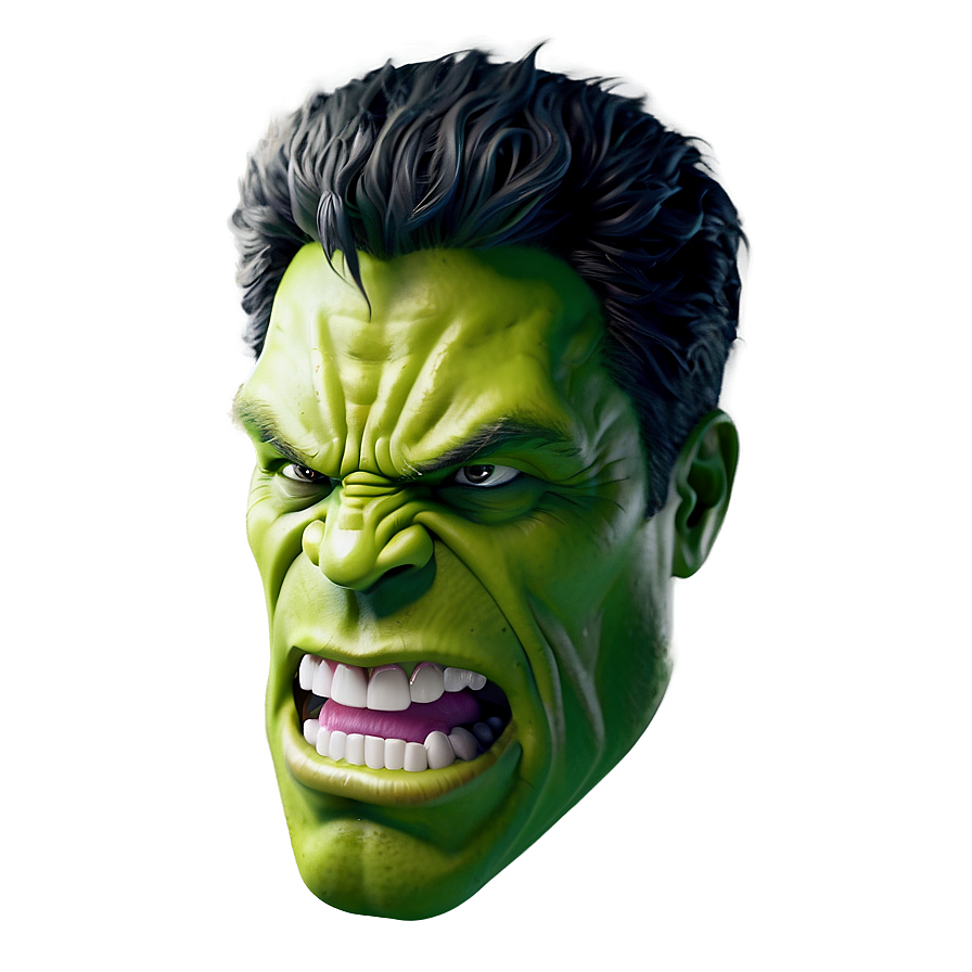 Hulk Face Emoji Png 32 PNG image