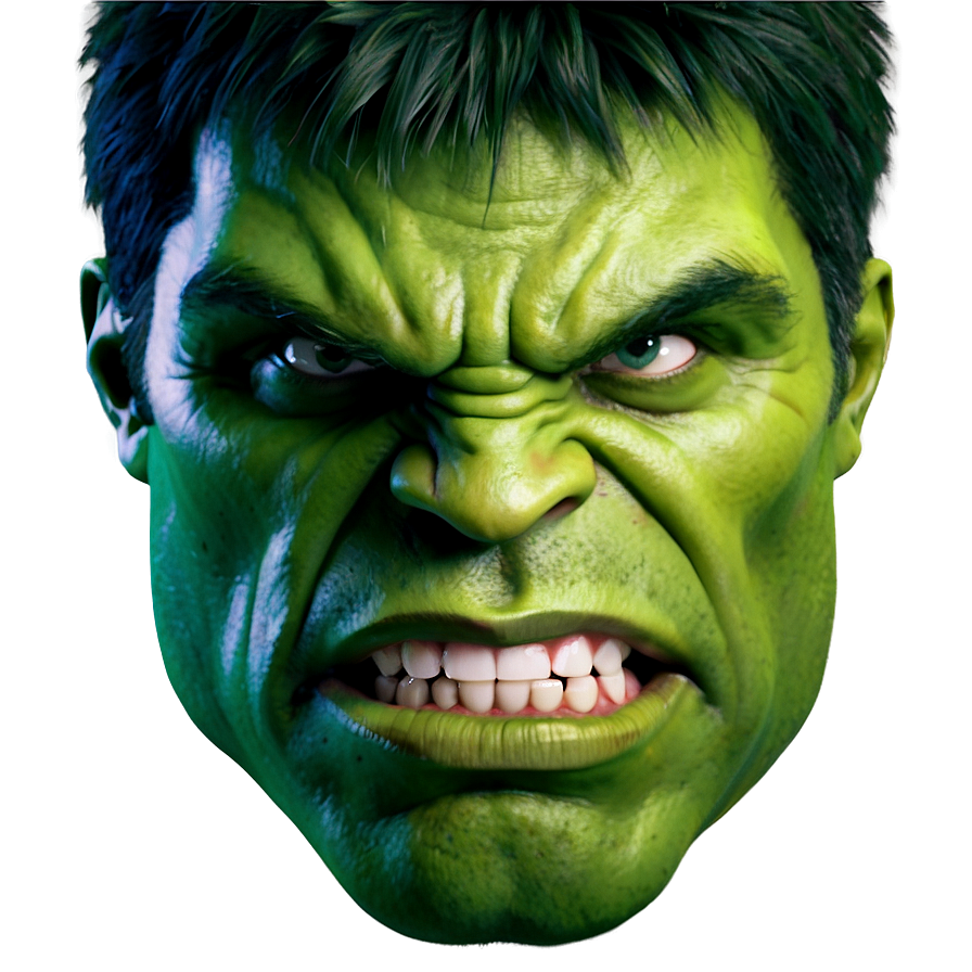 Hulk Face Graphic Png 2 PNG image