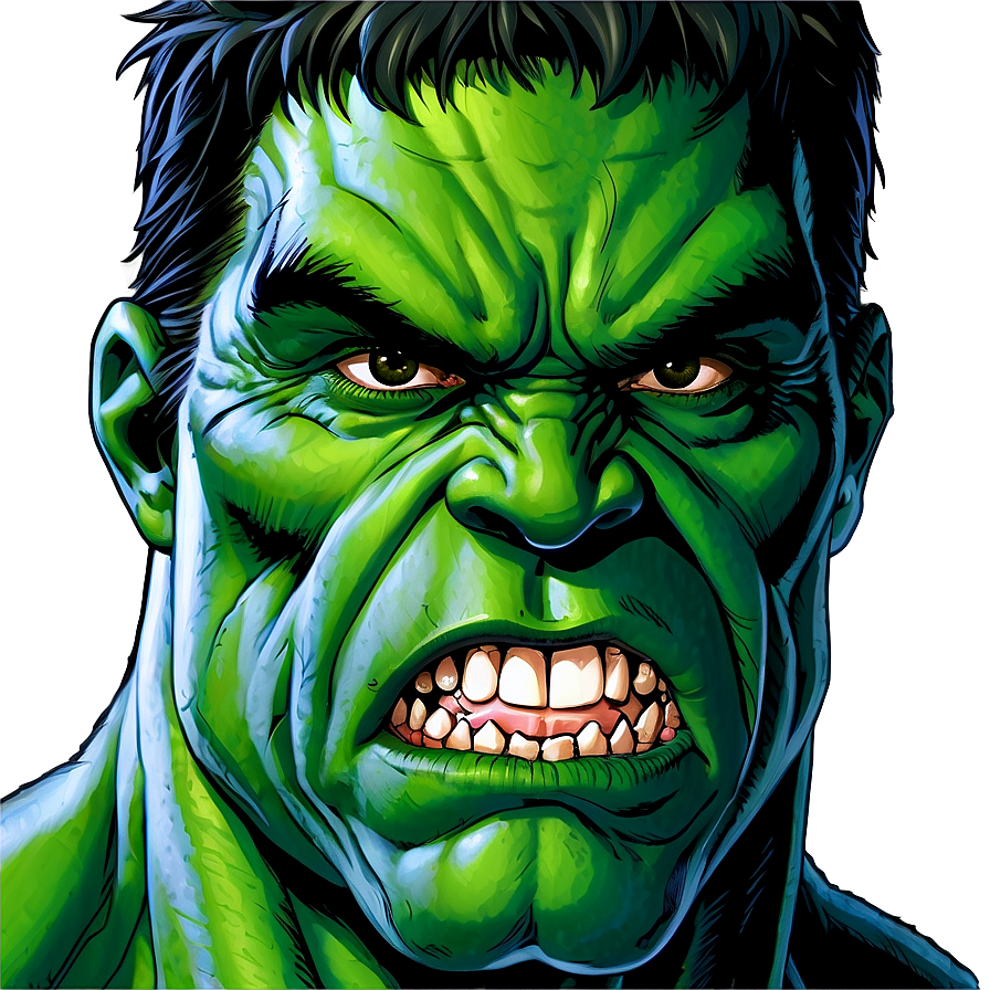 Hulk Face Graphic Png 68 PNG image