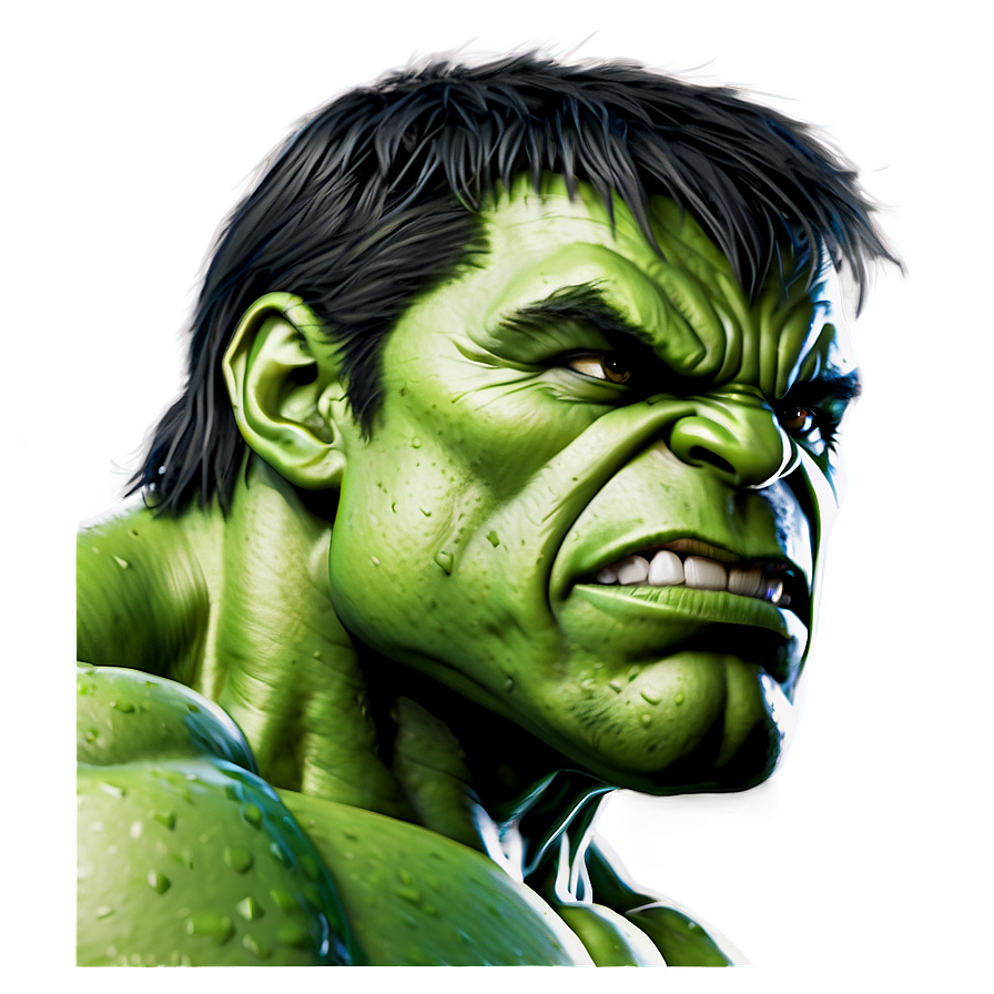 Hulk Face Sketch Png 06272024 PNG image