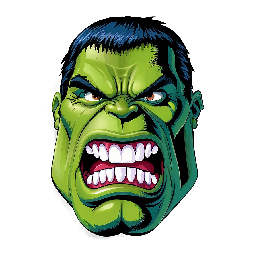 Hulk Face Vector Png 06272024 PNG image