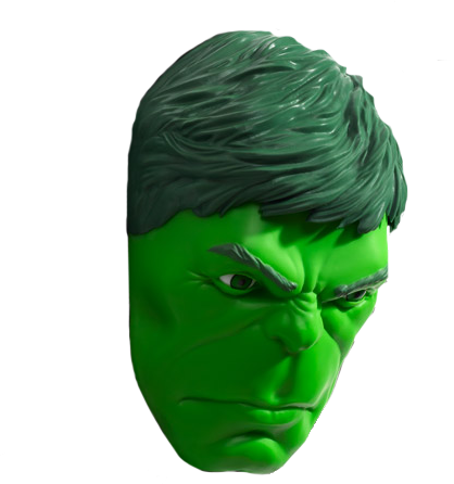 Hulk Head Graphic PNG image