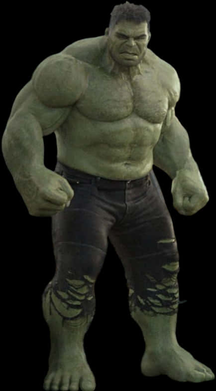 Hulk Standing Pose Avengers PNG image