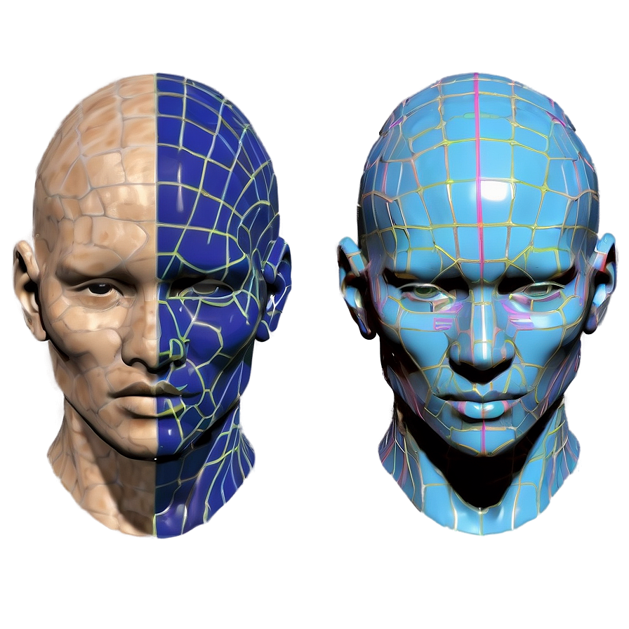 Human Head For 3d Artists Png 06262024 PNG image