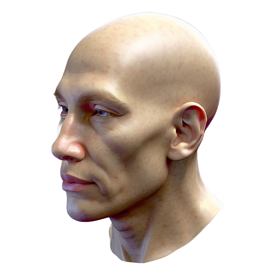 Human Head For 3d Artists Png 06262024 PNG image