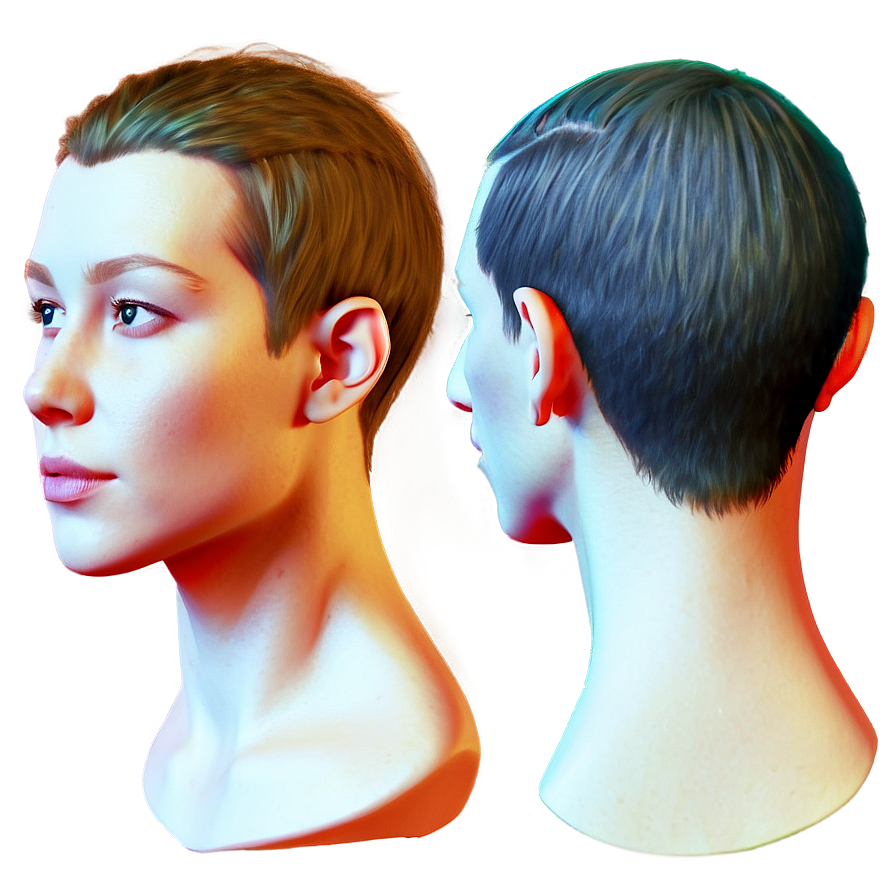 Human Head For Character Design Png 06262024 PNG image