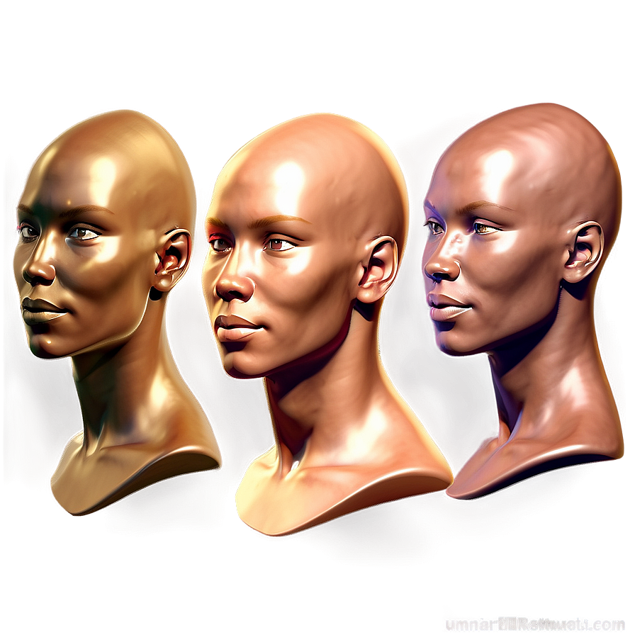 Human Head Reference For Artists Png 7 PNG image