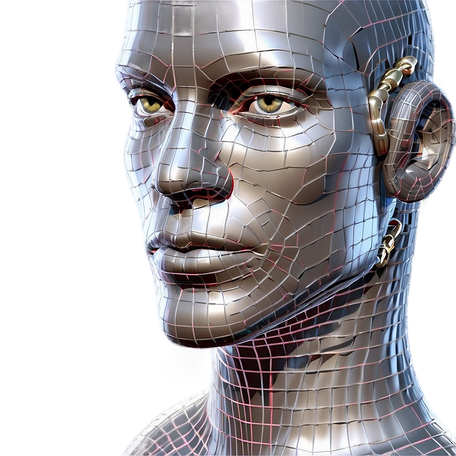 Human Head Wireframe Png Hie PNG image