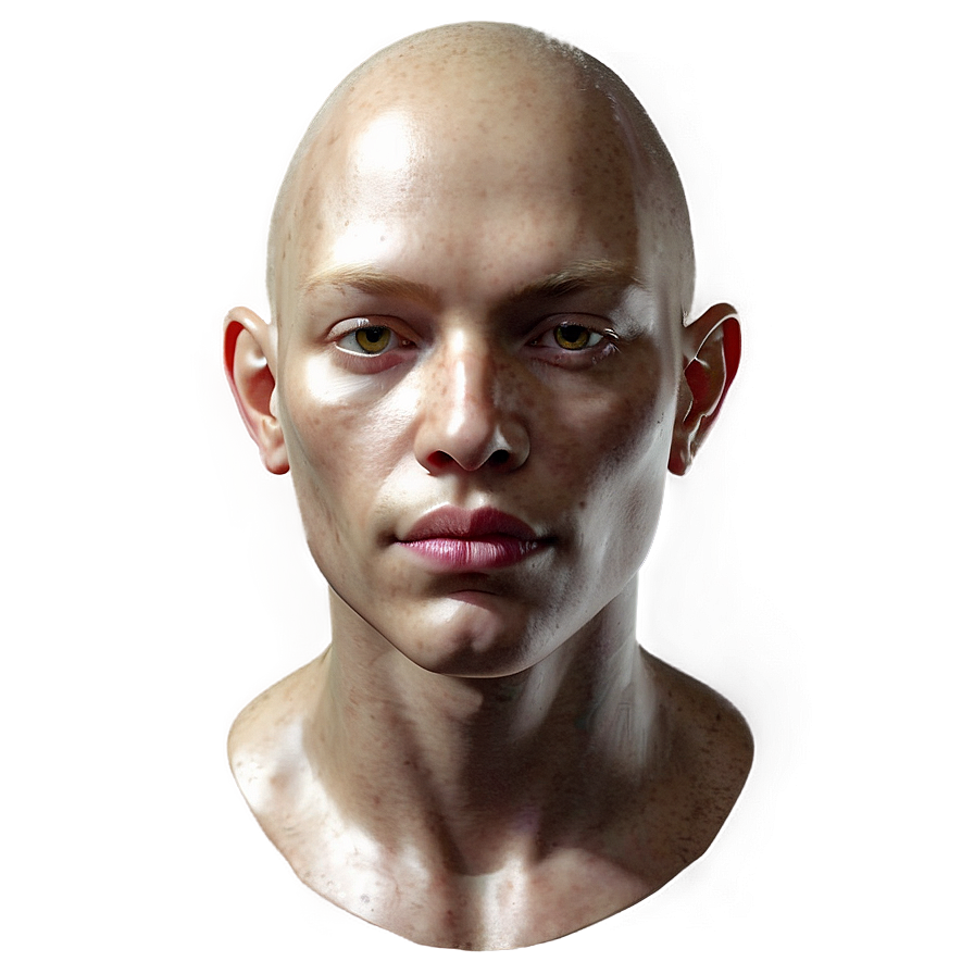 Human Head With Facial Features Png Skl PNG image