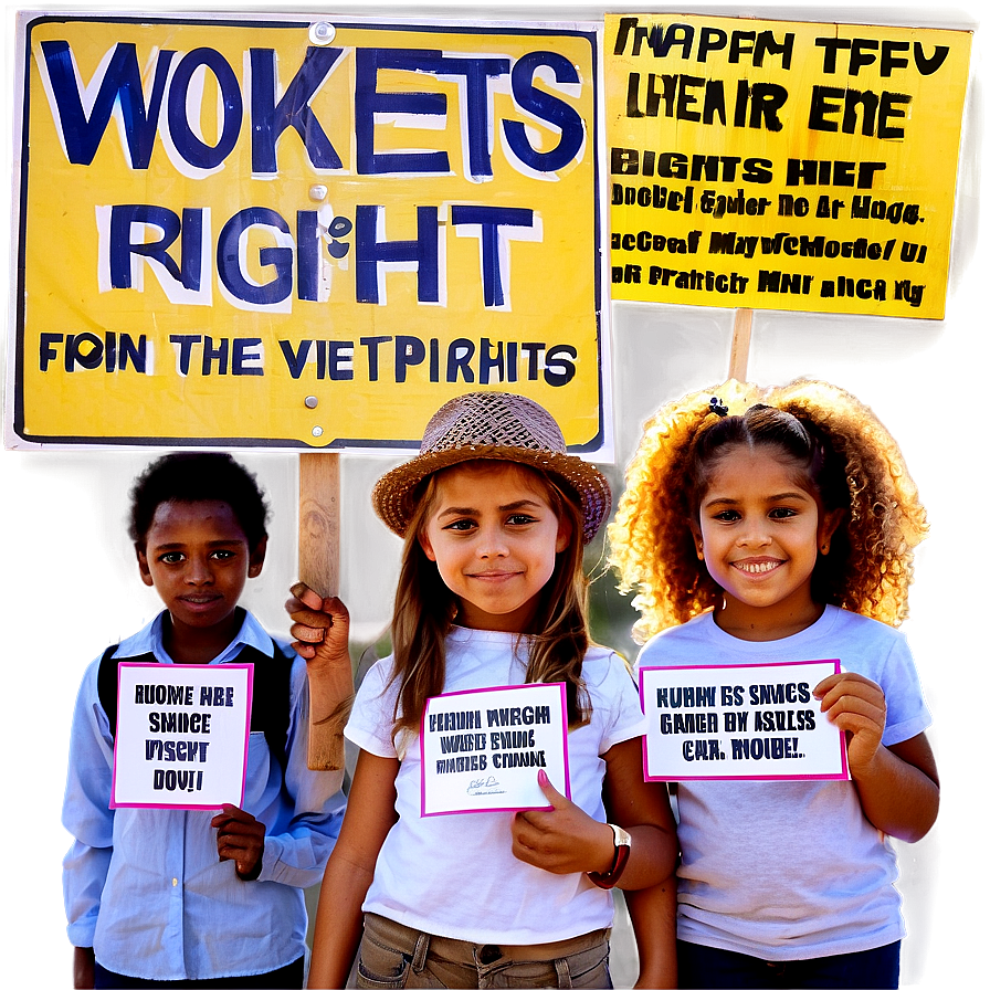 Human Rights Picket Sign Png Crl55 PNG image