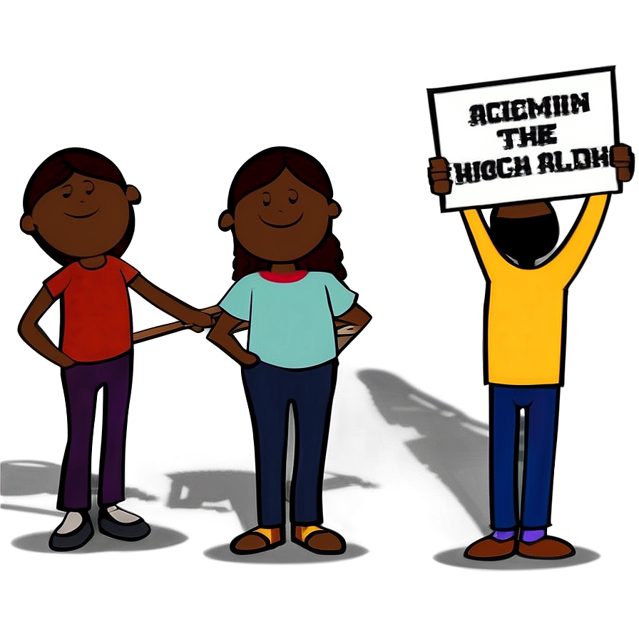 Human Rights Picket Sign Png Ksq63 PNG image