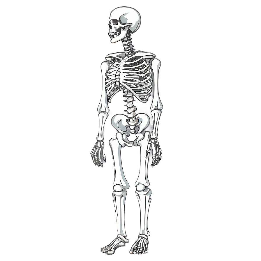 Human Skeleton Digital Art Png Fwx52 PNG image