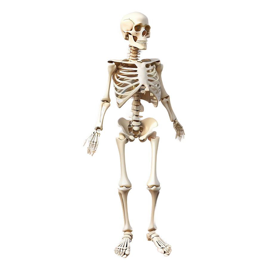 Human Skeleton With Detailed Joints Png 06262024 PNG image