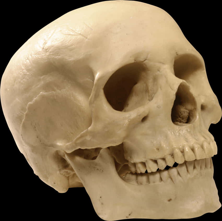Human Skull Profile View PNG image