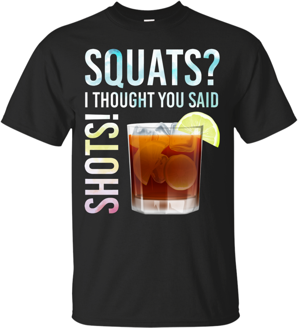 Humorous Exercise Drink Pun T Shirt PNG image