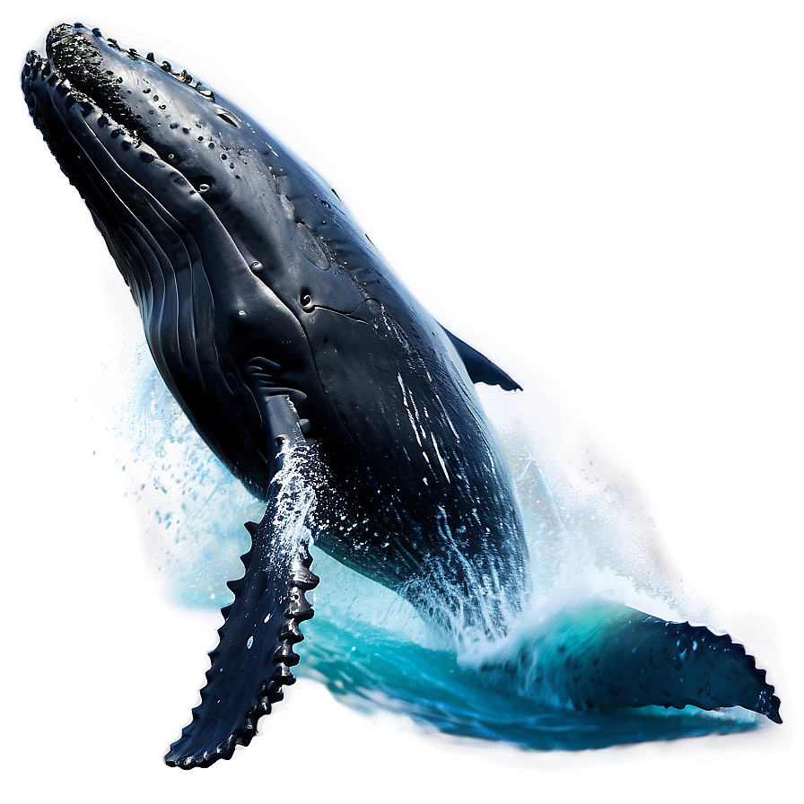 Humpback Whale Ocean Wave Png 06212024 PNG image